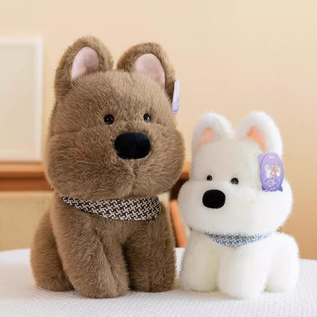 Apron West Highland Puppy Doll Plush Toy Plush 8-inch Doll