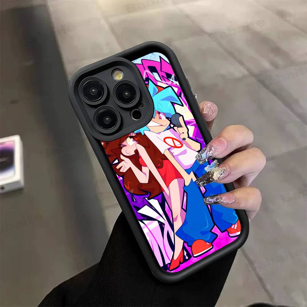Music Game Friday Night Funkin Phone Case For IPhone 17 16 15 13 11 12 14 Pro Max Plus Silicone Cover Shell