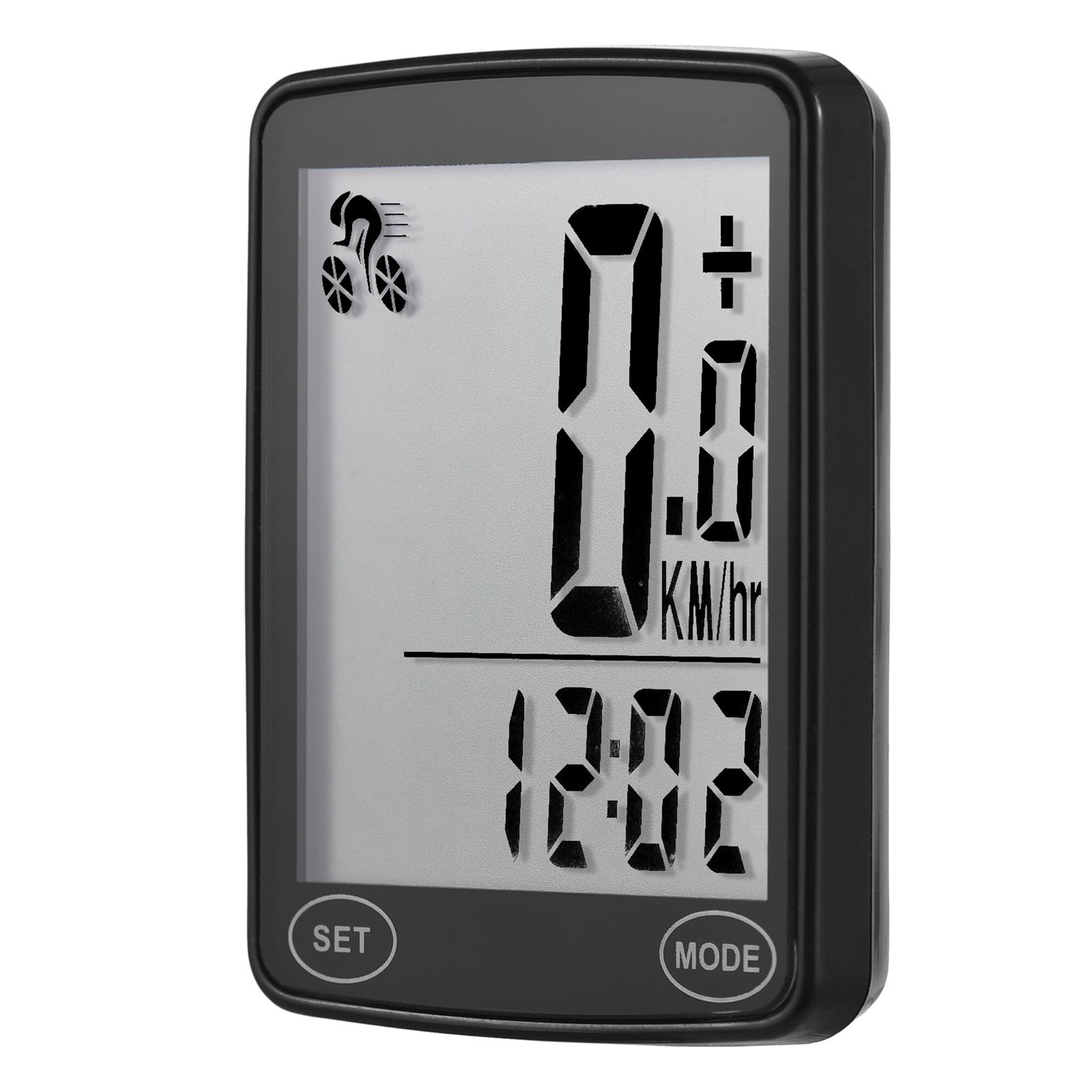 

LED Backlit Bicycle Computer - Waterproof Speed & Data Tracker for Day and Night Cycling Adventures
