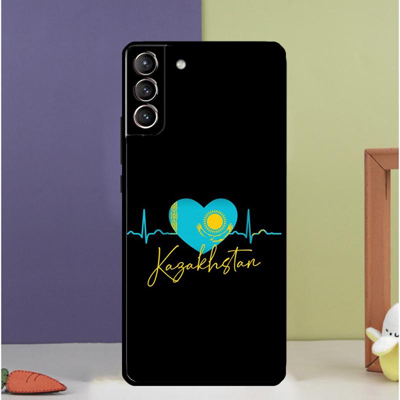Kazakhstan Flag Case For Samsung Galaxy S20 FE S21 FE S22 Ultra Note 20 S8 S9 S10 Note 10 Plus Back Cover
