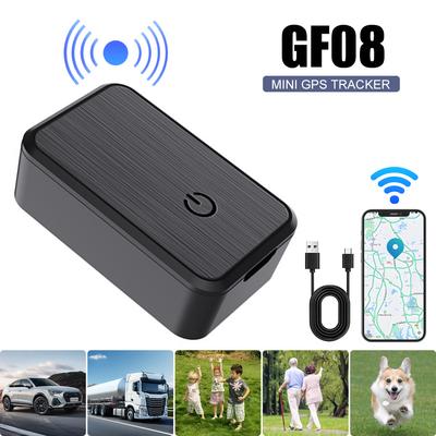 GF-08 Mini Araba GPS Takip Cihazı Evcil Hayvan Çocuk Kayıp Önleme Takip Cihazı APP Kontrolü Manyetik Montaj 2G Gerçek Zamanlı Takip SIM Mesajı