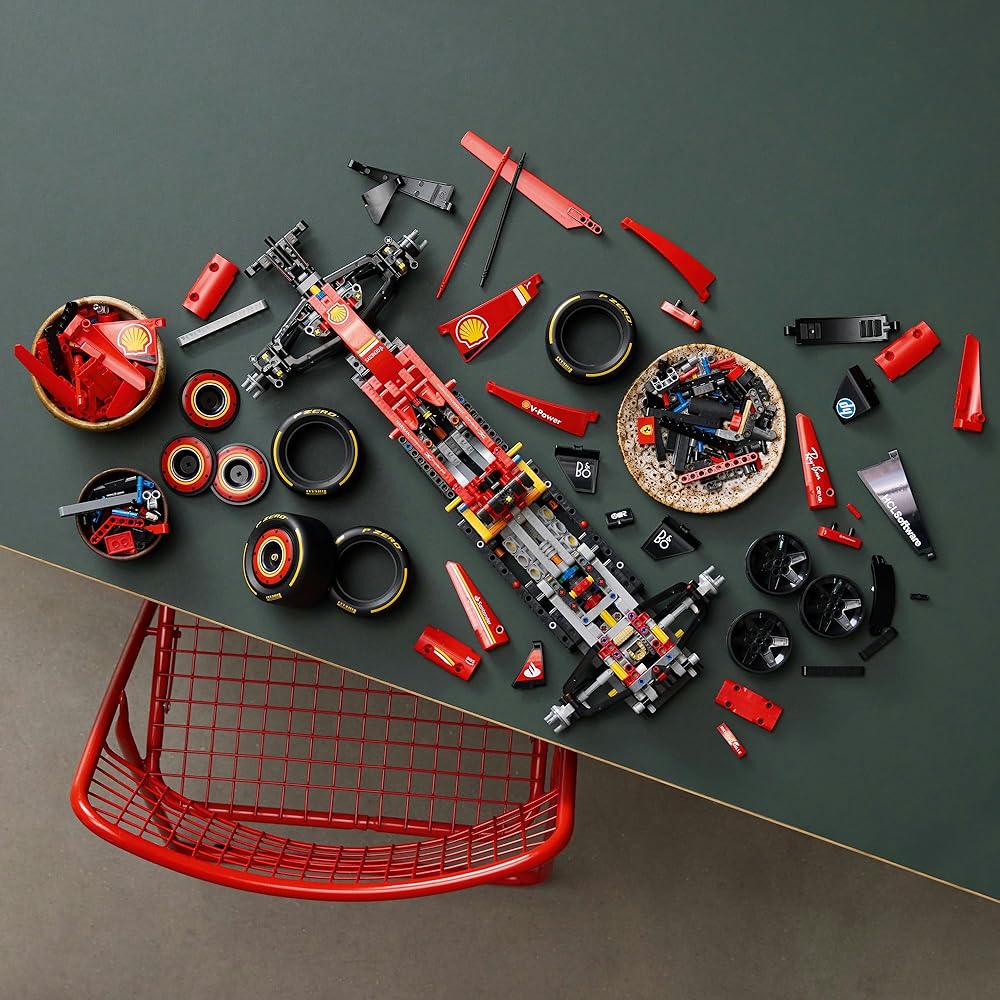 LEGO Technic Ferrari SF-24 F1 Car Building Set Toy for Kids and Adults 42207