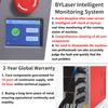 BingYan Free Shipping US DE Local Stock 100w Autofocus Fiber Laser Marking Machine Mopa JPT with 110mm and 200mm Lens D80 Rotary