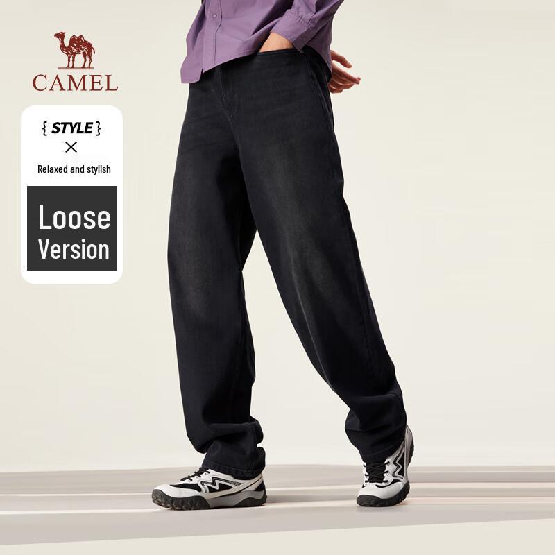 

CAMEL Men s 2025 Autumn Stretch Straight-Fit Jeans 2XL