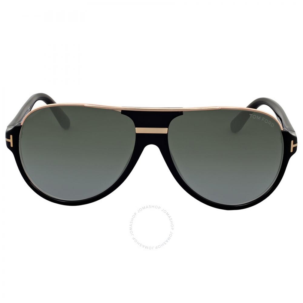 

Tom Ford Dimitry Green Smoke Gradient Pilot Men s Sunglasses FT0334 01P 59