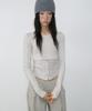Sailpeulei Hooked Cutout Top / Light Gray