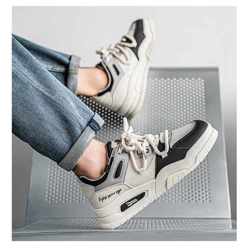 Fashion Fashion Skate Shoes Men's Sneakers Men Breathable Running Shoes Outdoor Mesh Casual Shoe Man Lace Up Vulcanized Shoes Zapatillas