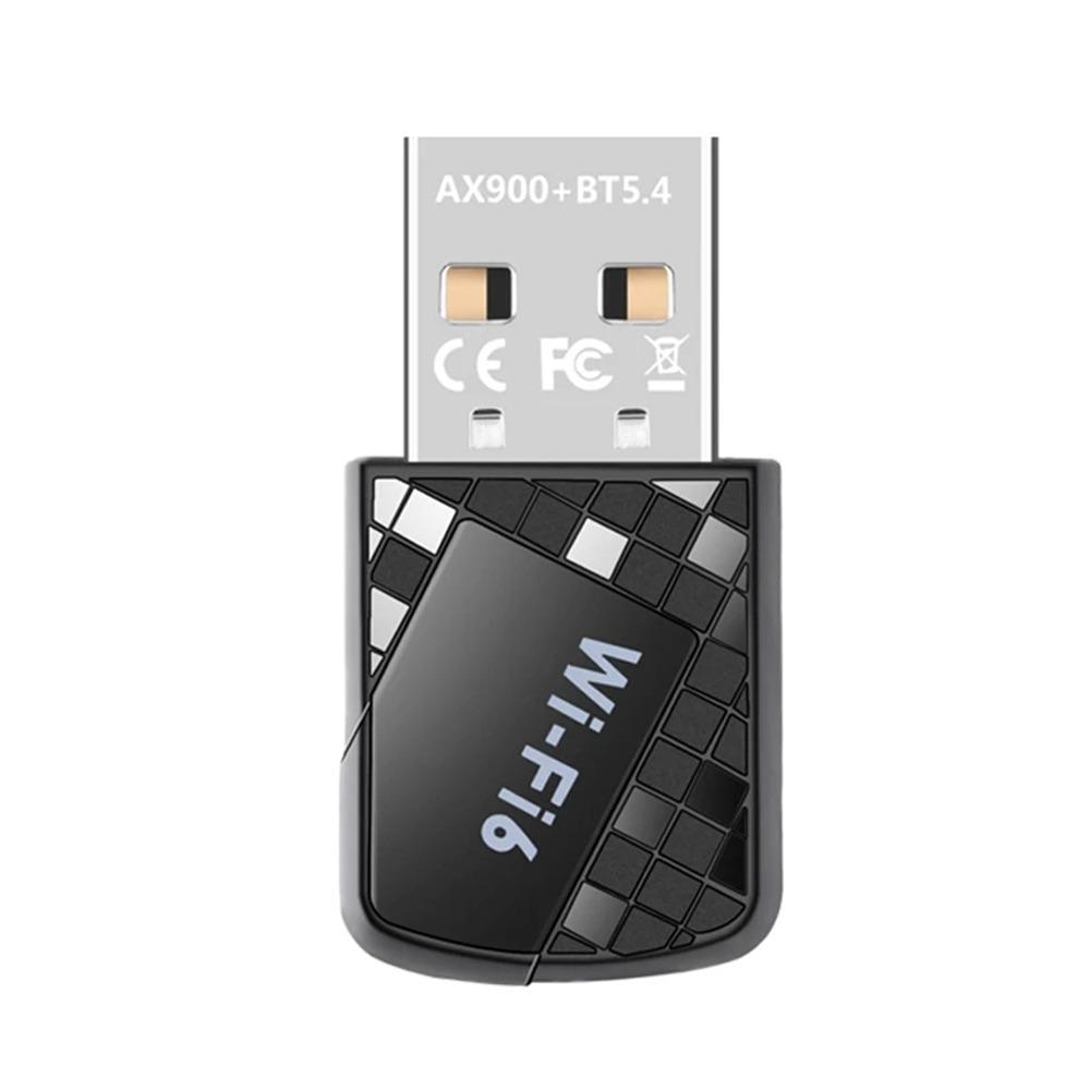 900Mbps USB Network Card WiFi 6 Wireless WiFi Receiver Bluetooth 5.4 Adapter Wireless Network