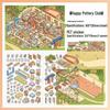 Infeel.Me 2.5D Scenery Stickers - 6th Edition Student Miniature Decoration Stickers