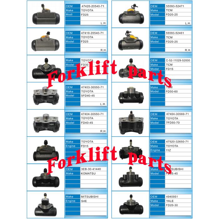 Toyota forklift parts 6FD10-30/6FB15 brake master cylinder 47210-23600-71 high quality