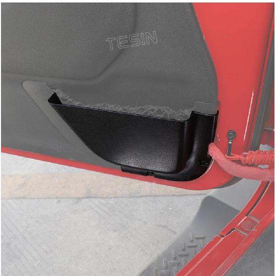 Car Front Rear Door Mesh Pockets Storage Box Organizer Tray for Jeep Wrangler JK 2011-2017 Stowing Tidying Interior Accessories