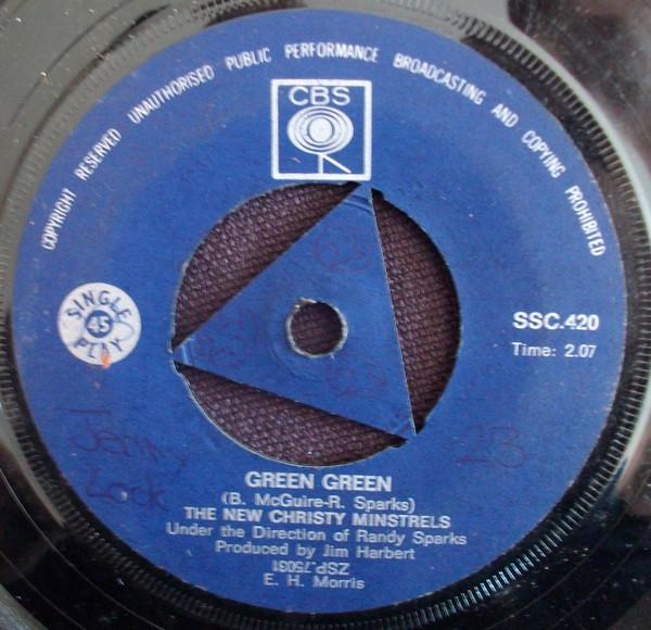 7inch Record NEW CHRISTY MINSTRELS - Green, Green SSC420 CBS 1963 Others Country/Folk Used