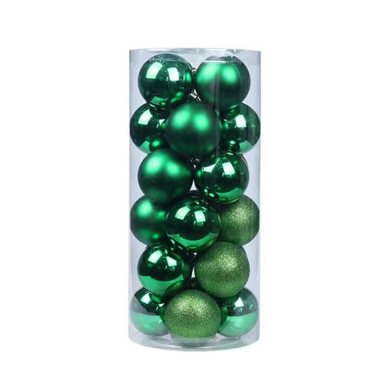 Christmas Balls Shatterproof Unbreakable 6/4/3cm Plastic Balls Baubles Bulk Christmas Ornaments Set for Tree Decorations Festive