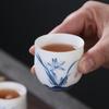 Mutton Fat Jade Porcelain Hand-painted Kung Fu Tea Set