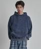 Iye Marvle Washed Signet Hoodie Navy