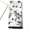 Breathable Thin Large Shawl Bird Patterned Sunscreen Headscarf Fashion Women Floral Scarf  Girls
