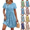 Dresses For Women Short Sleeve O Neck Casual Dresses Waist Maternity Dress With Pockets