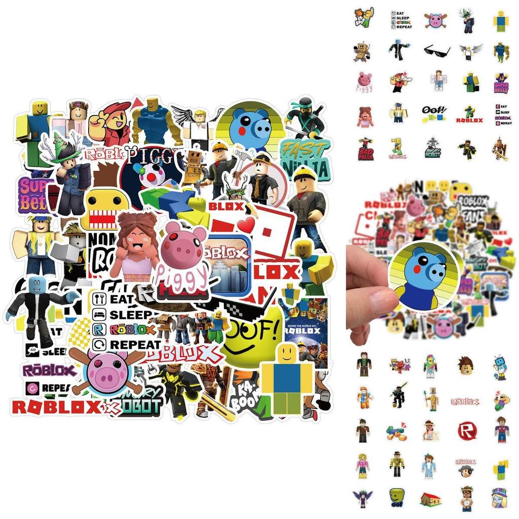 100pcs Vibrant Roblox Stickers Perfect For Laptops Bikes And Skateboards