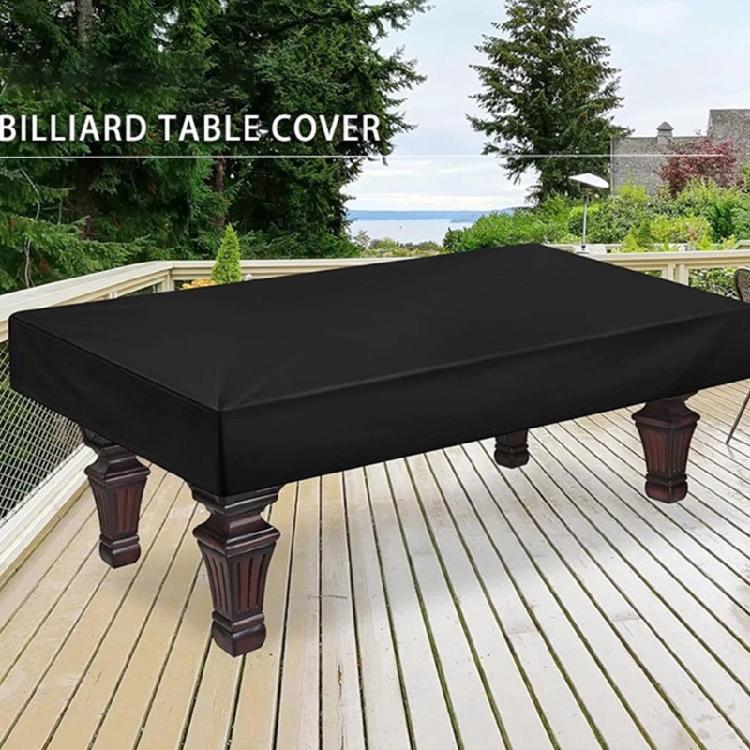 Billiard Table Cover with Drawstrings Waterproofs Oxfords Cloth Pool Table Cover Pool Table Dust Protections Cover