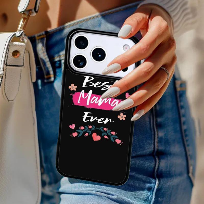 Best Mum Ever Gift Love Phone Case For iPhone 17 Air 14 15 13 12 Max Cover For Apple 14 15 16 16e 11 Pro Max Plus Coque