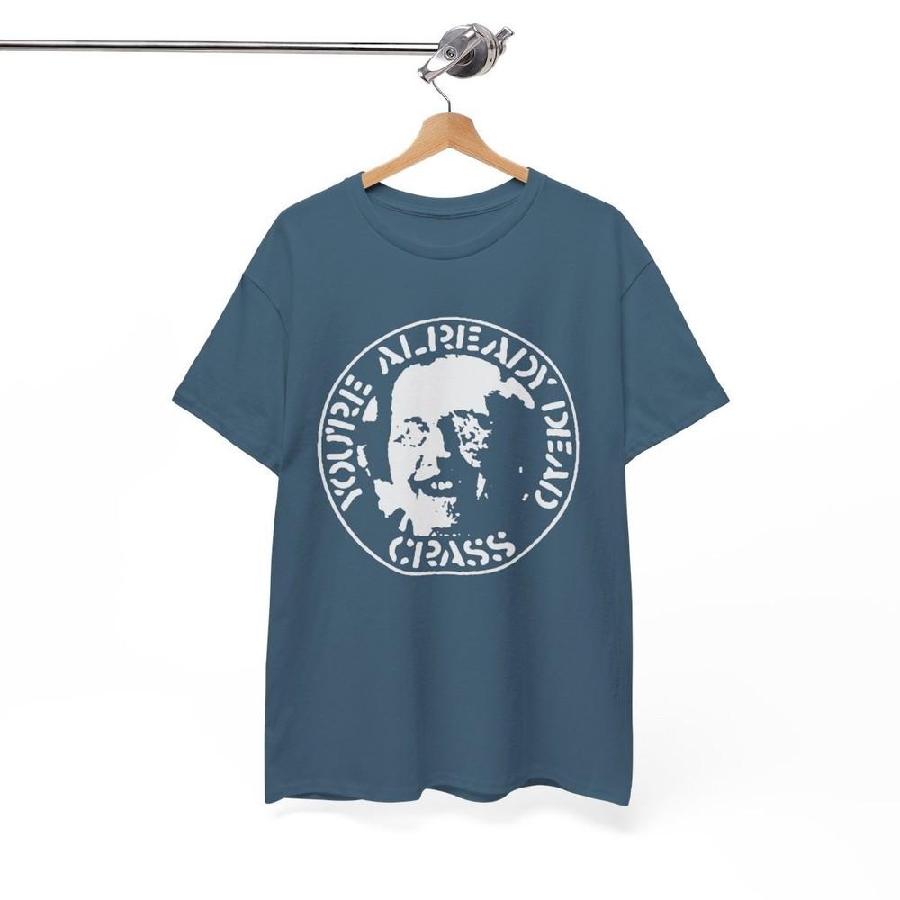 

Crass - You re already dead T-Shirt, Rock Punk Gothic Unisex tee L