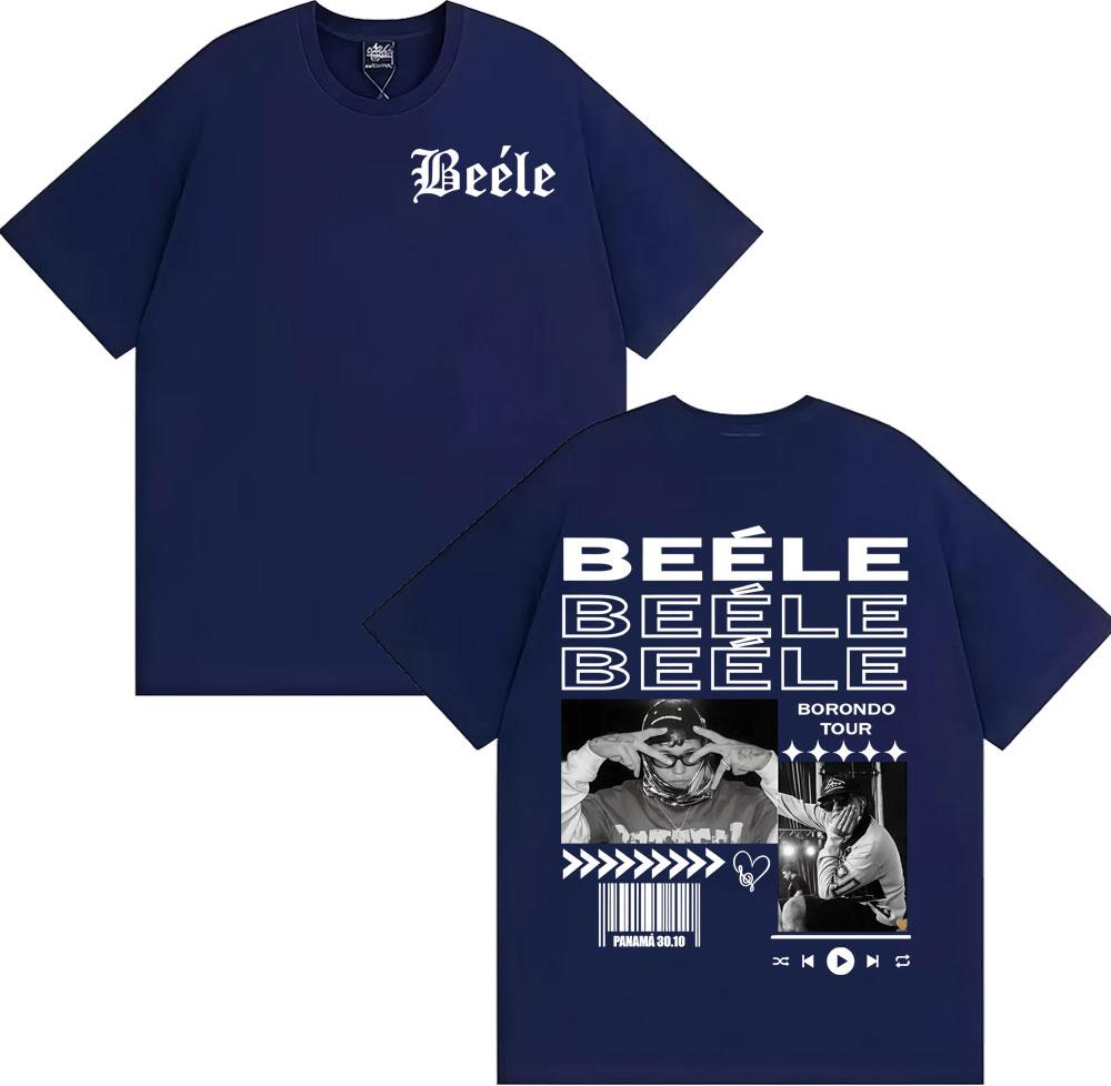 Rapper BEELE Borondo Tour Album Merch T Shirt Unisex Women Fashion Gothic Vintage Tshirts Summer Tops Oversized Tshirt Streetwear
