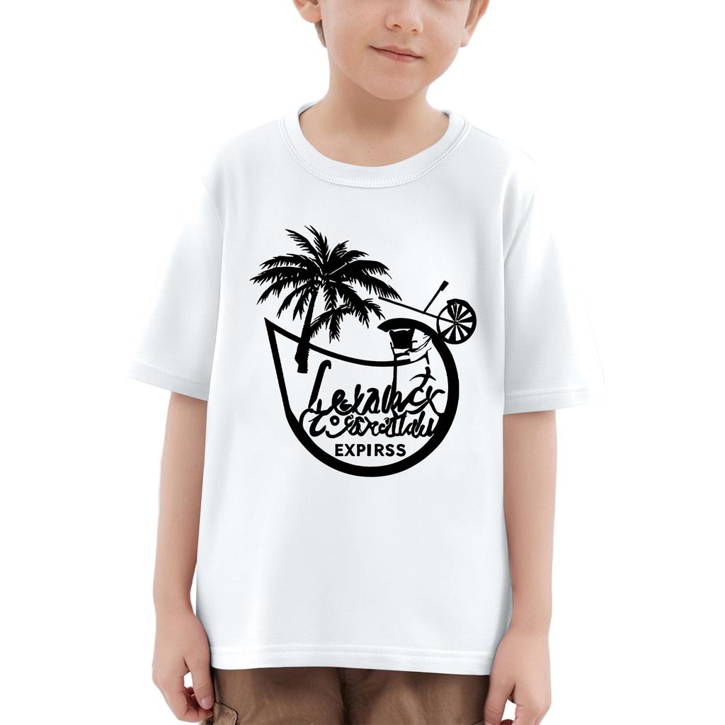 Children's Short Sleeve Neck T-Shirt Animal Print Daily Casual Top