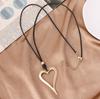 Necklace Retro Love Fashion Simple Versatile Sweater Chain Women'S Long Necklace