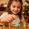 Educational Sensory Toy 24 Day Christmas Countdown Calendar, Soft TPR Bun Squeeze Dumpling Character Collection Set for Stress Relief, Festive Holiday