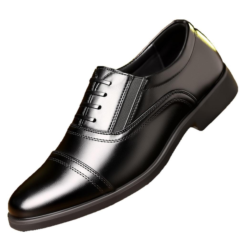 Business Dress Men's Leather Shoes Large Size 4748 Trendy Fashion Men's Shoes British Style Versatile Pointed Men's Shoes
