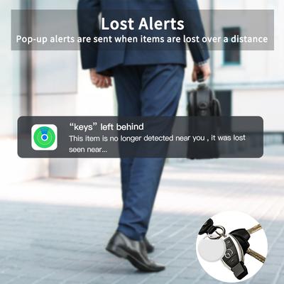 Beyond Bluetooth Range Tracking Tracker Long-Distance Finder for Apple Find My Voice Locate Keys Bag Toys Smart Tag for IOS MFI