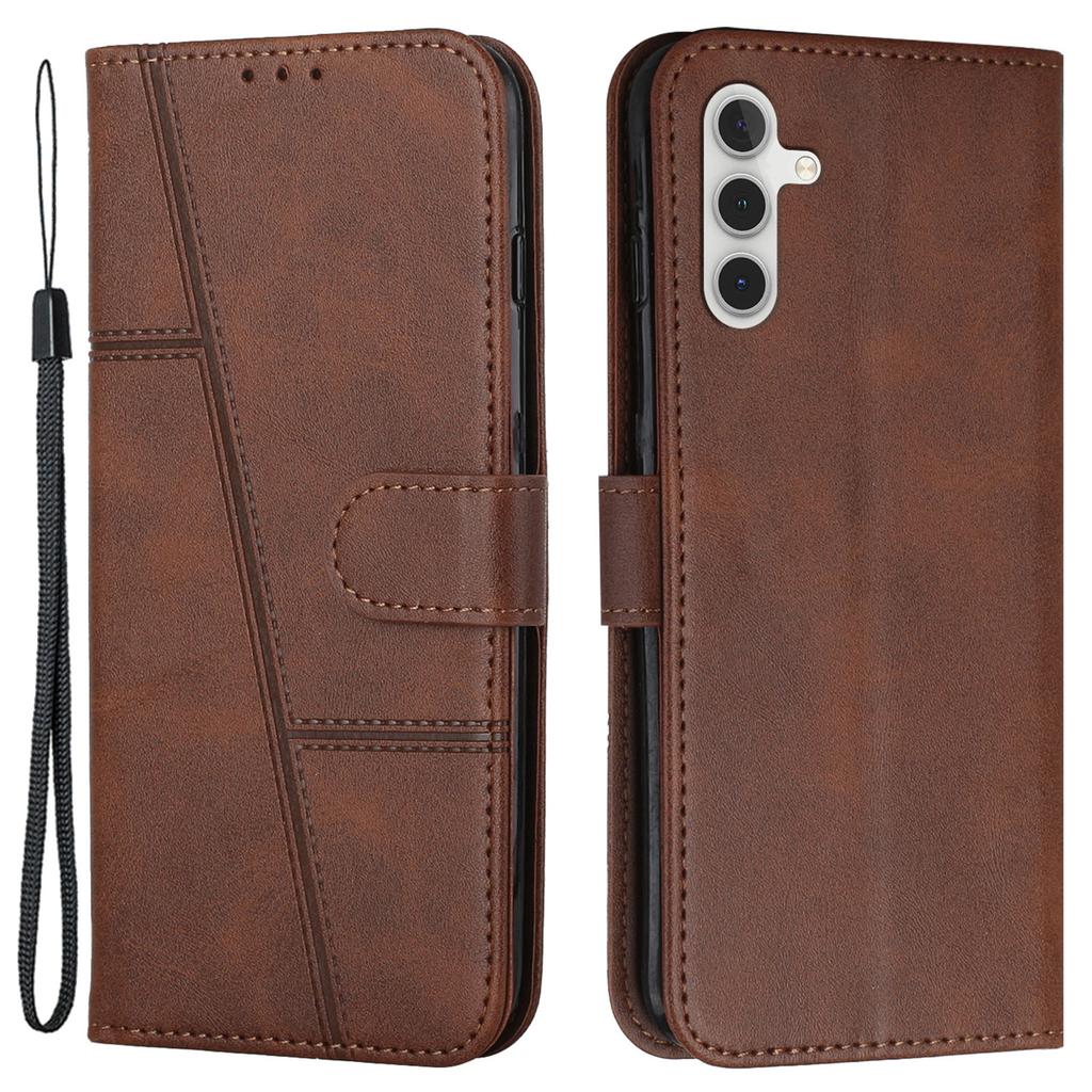 For Samsung Galaxy A55 5G Cell Phone Case Wallet PU Leather Phone Stand Cover