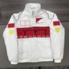 F1 Racing Embroidered Padded Jacket Retro Motorcycle Riding Baseball Coat Unisex