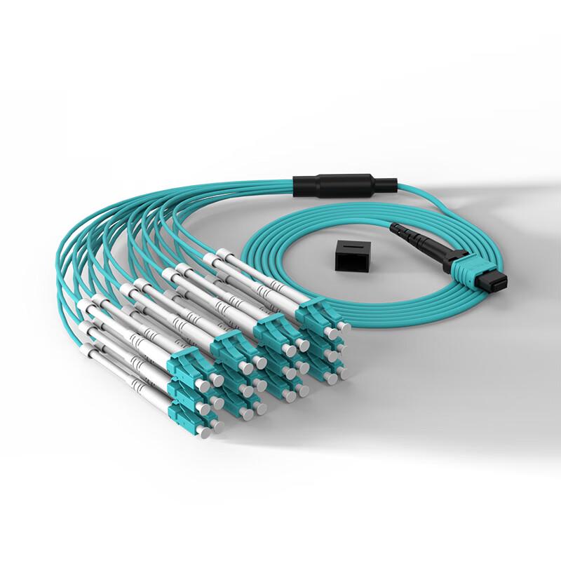 Dasheng Light 24-Core MPO-LC OM3 Multimode Fiber Optic Patch Cable