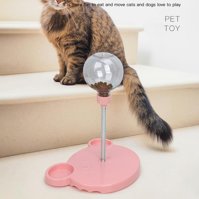 Funny Creative Pet Cat Puzzle Food Leaking Ball Toy Cat Dog Interactive Treat Leaking Toy Slow Cat Dog Feeder Pet Supplies
