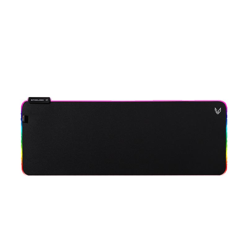 Luminous Dirt-Resistant RGB Gaming Mouse Pad – Large, Waterproof, Solid Color