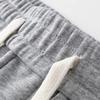 Spring Autumn Loose Casual Elastic Waist Wide Leg Sweatpants Male Lounge Pants Men Drawstring Trousers
