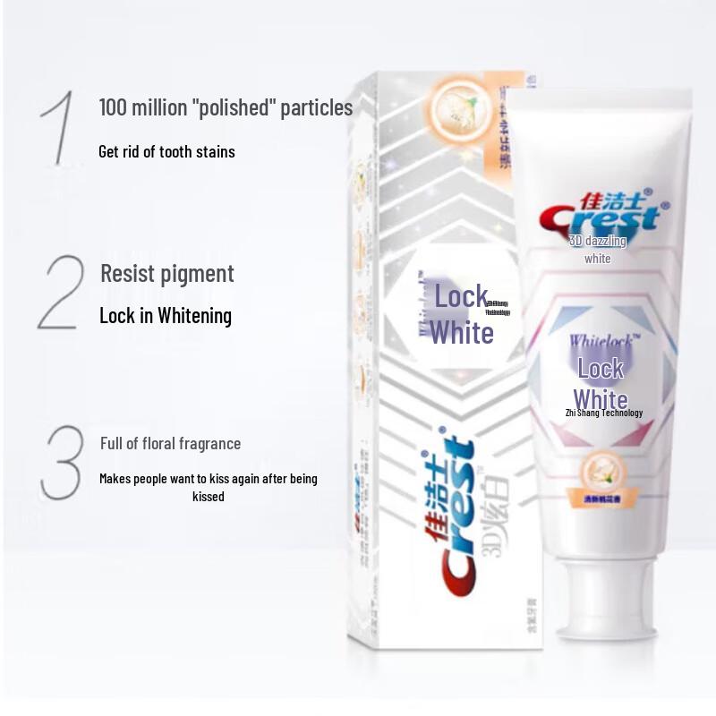 Crest Locked White Premium Toothpaste