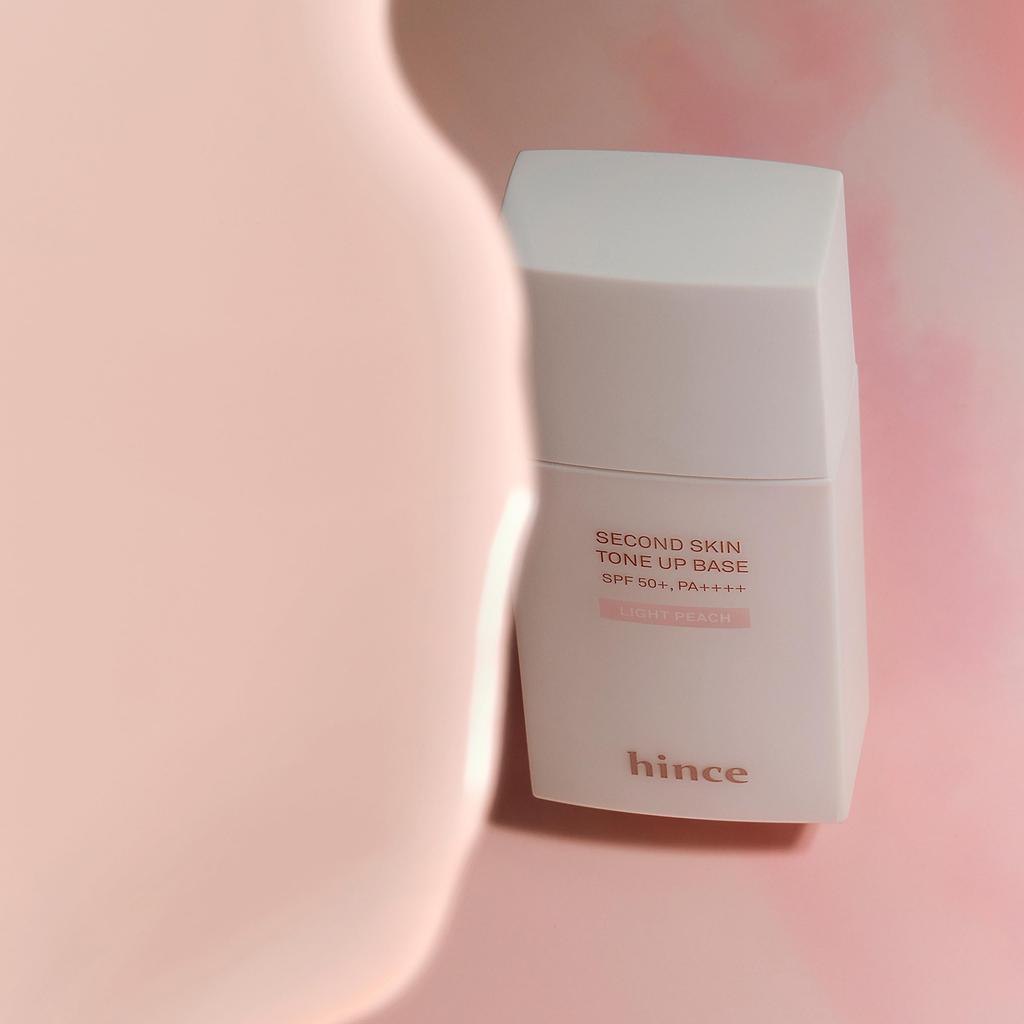[hince] Second Skin Tone Up Base #Light Peach