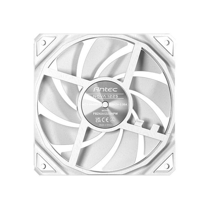 Antec Nova Ventilatore Per Case 12cm Bianco PWM 300-3200 RPM 9 Pale FDB