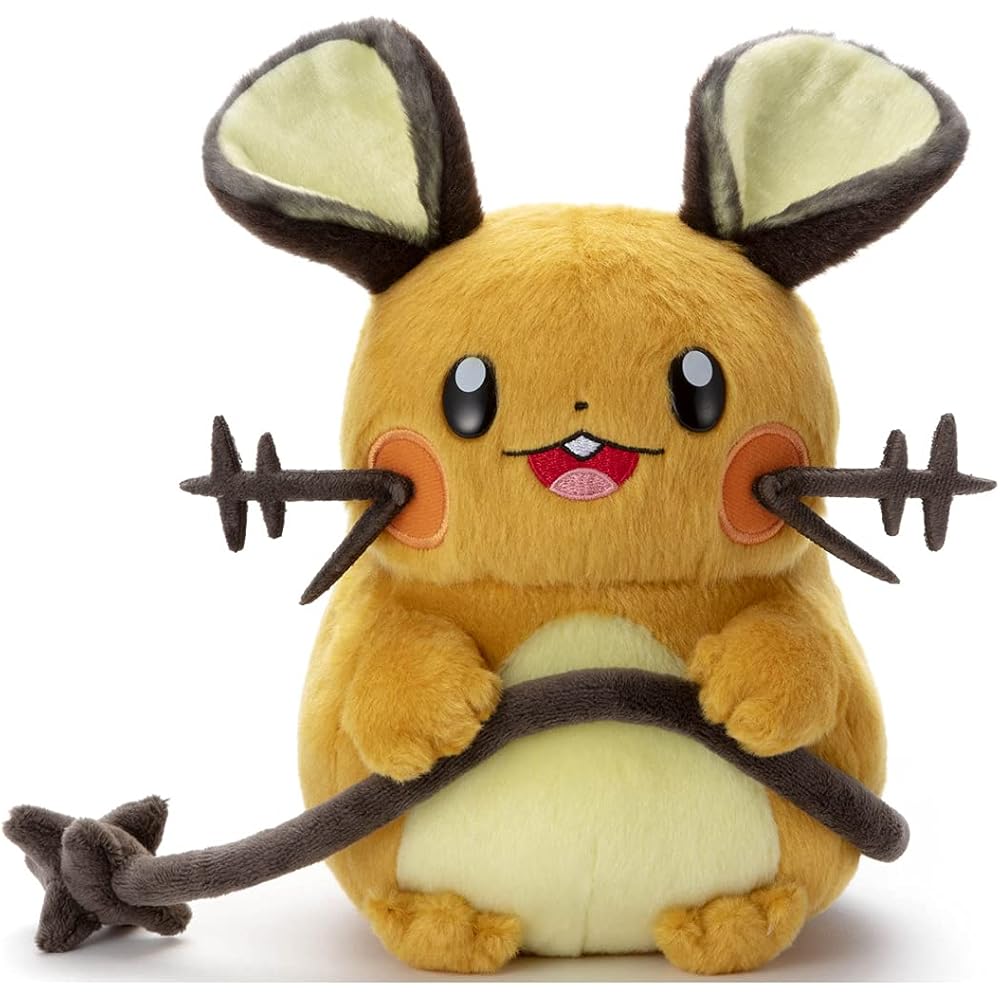 Pokemon Dedenne Plush Toy 22cm Height Soft Stuffed Animal Kids  Gift
