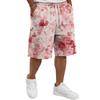 Men Drawstring Waist Casual Shorts Loose Fit Halloween Theme Printed Lightweight Breathable Athletic Shorts for Daily Wear