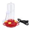 Heated Hummingbird Feeder for Outdoor Hanging Hummingbird Feeder with Suction Cup for Window Garden US Plug 110V