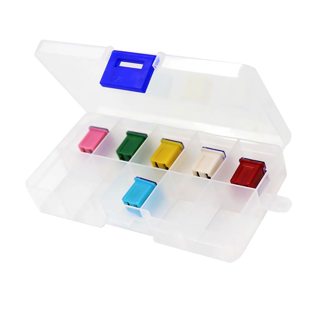 

6шт JCASE Коробка Форма Женщина Толчок в предохранителя 20A 25A 30A 40A 50A 60A F2825-Z