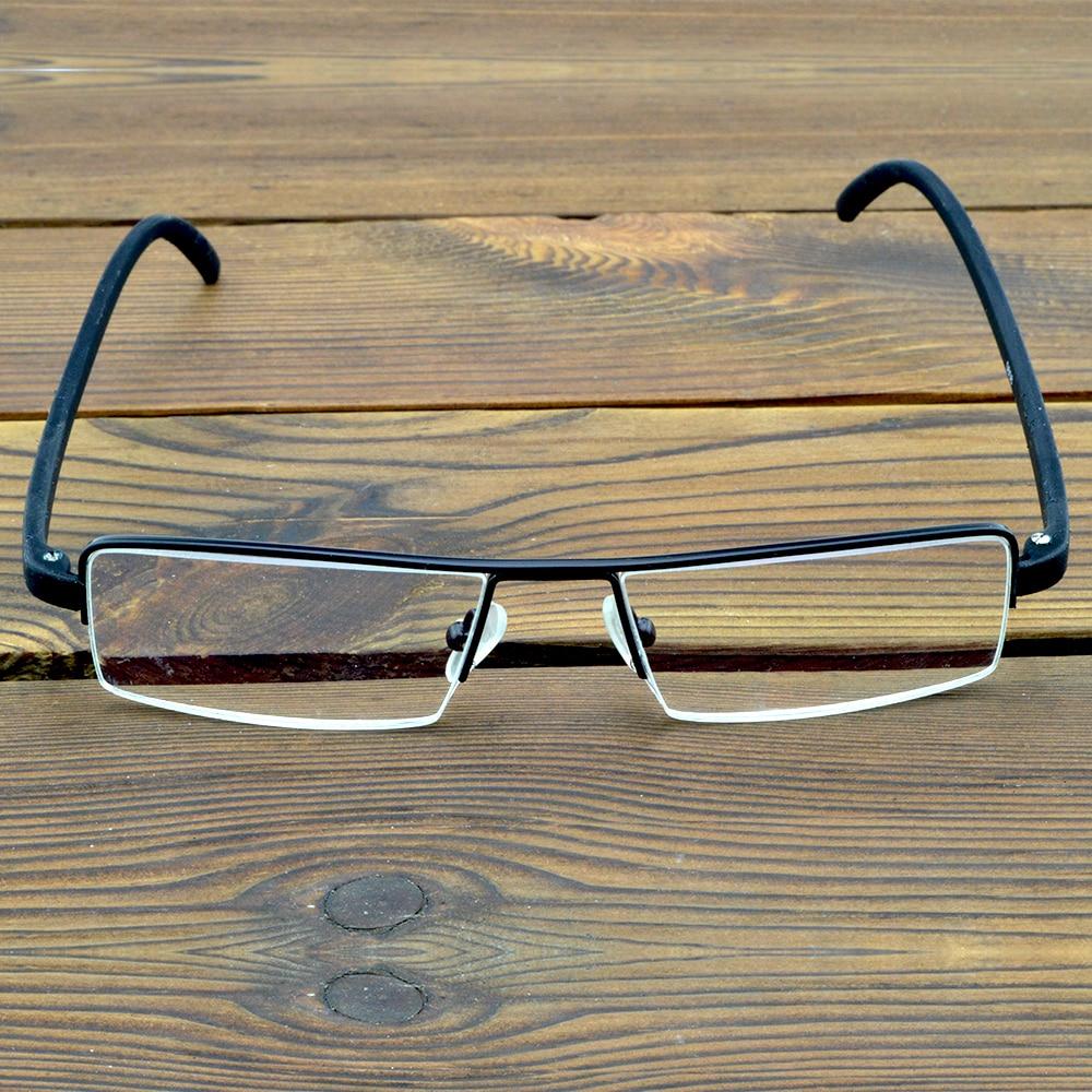 Executive Office Style Halvkant 12-lags belagte lesebriller for menn med PU-etui +0,75 +1 +1,25 +1,5 +1,75 +2 +2,5 til +4