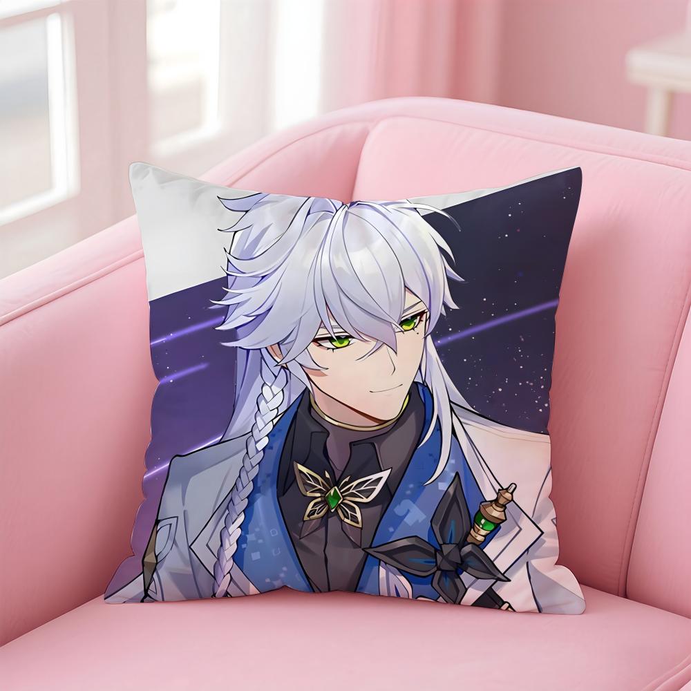 Animated NNeverness To Everness Cute ICONS Cushion Cover Pillow Case Soft Friendly Fabric Concealed Zipper