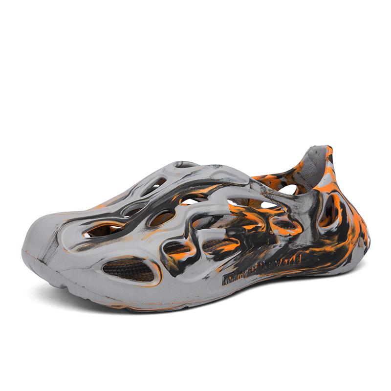 Fashion 2025 Summer Coconut Hole Shoes Bag Head Sandals Men's Beach Shoes Casual Foreign Trade Eva Garden Shoes Men's
