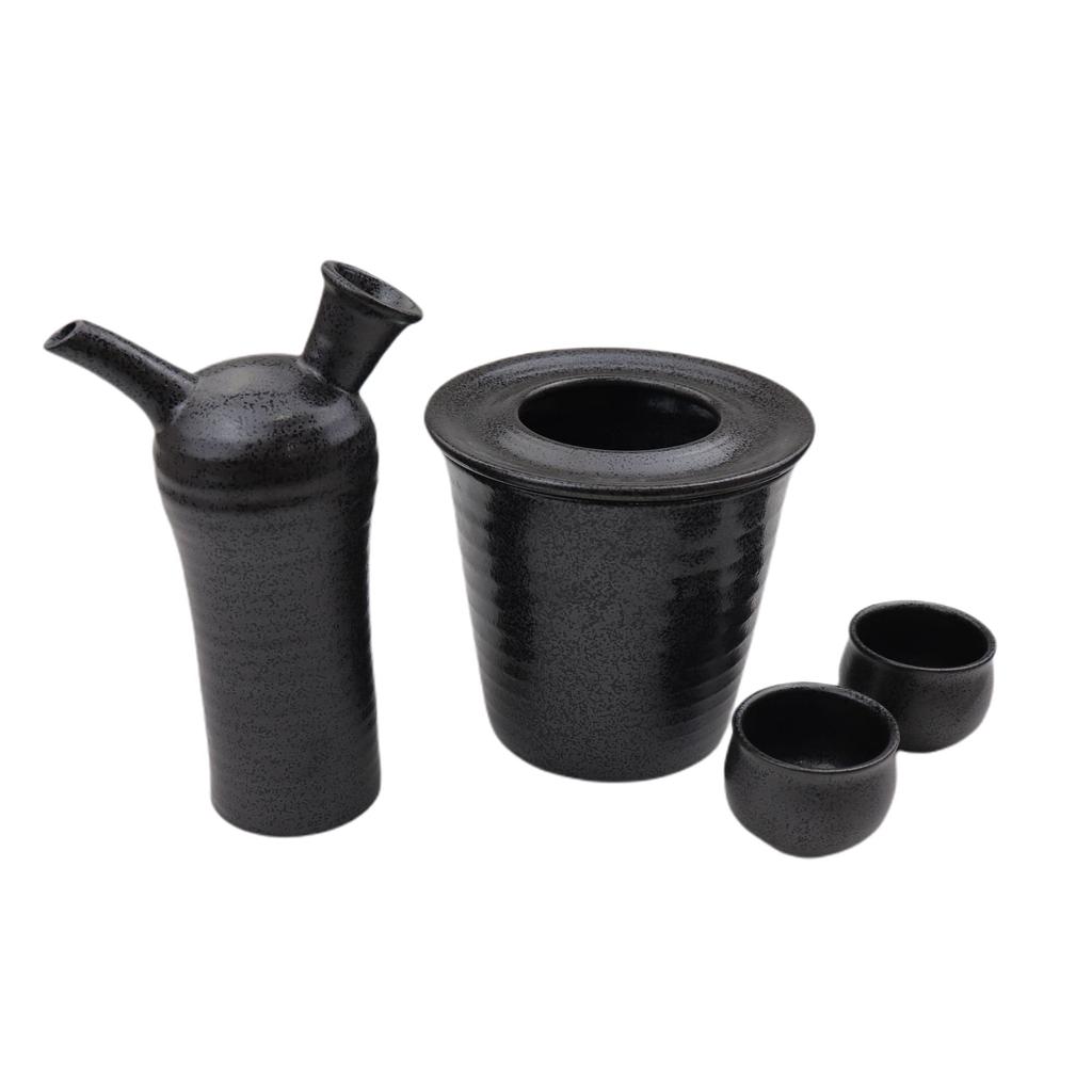 Sake Warmer Set for Hot and Cold Tokkuri and with and Holds Go of Japanese Made In Mino Perfect Gift for Respect for the Aged or As a Souvenir for