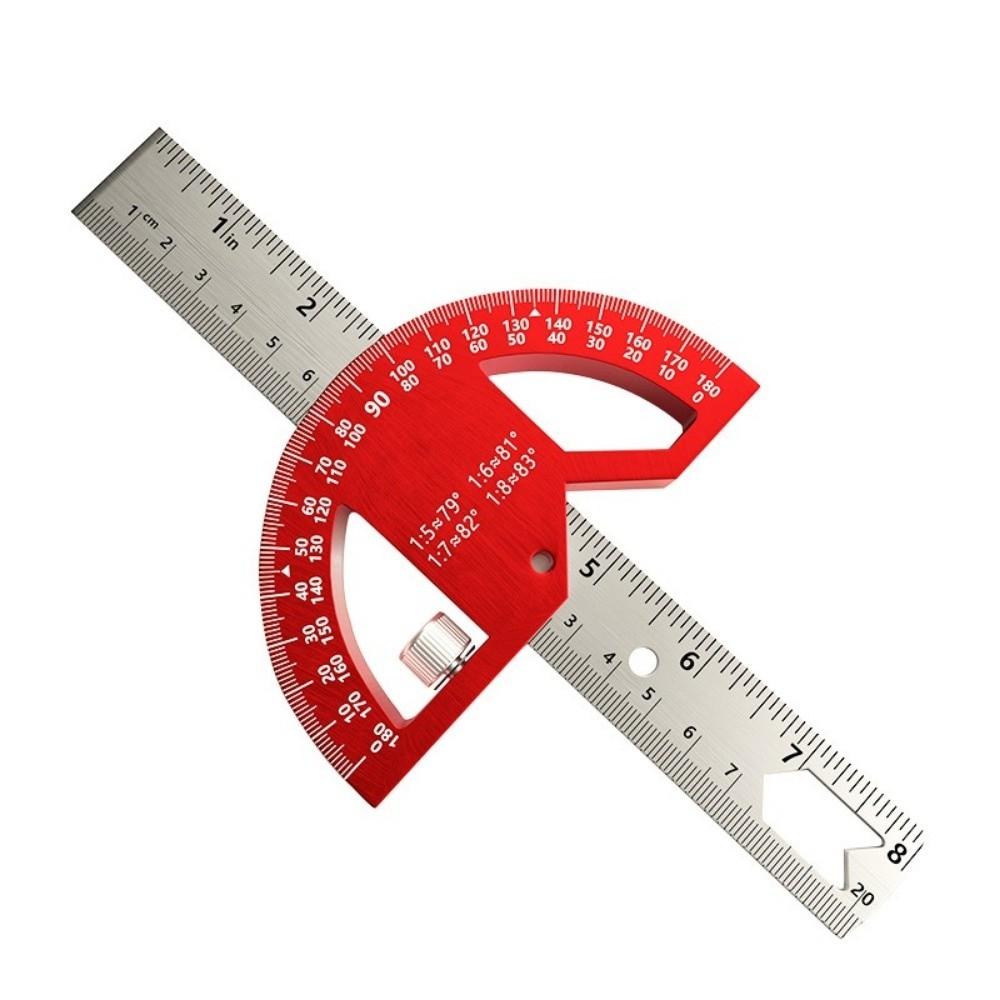 Adjustable Angle Protractor 0-180 Degrees Angle Ruler Construction Protractors  Measuring