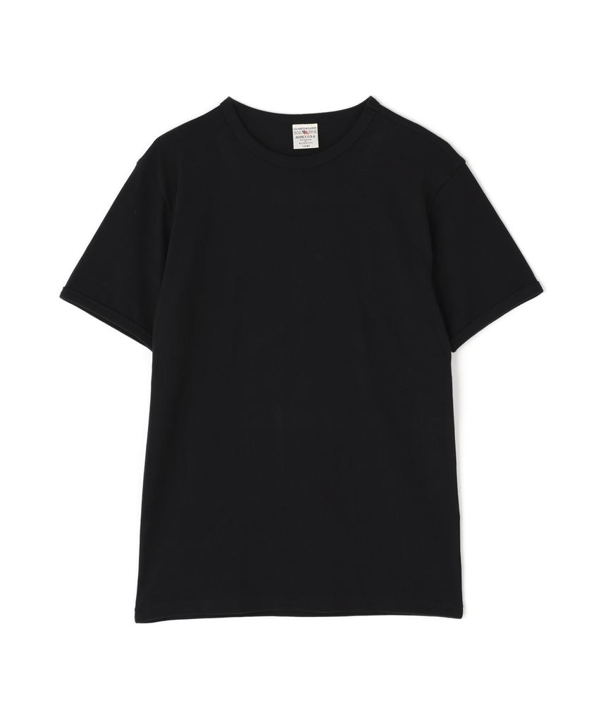 AVIREX DAILY RIB CREWNECK TEE 6143502 men's S black